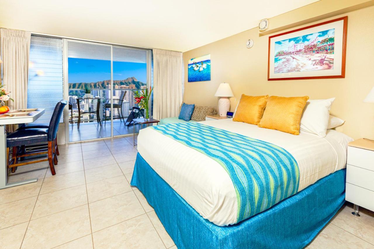 Ocean & Diamond Head View Studio At Waikiki Honolulu Exterior photo